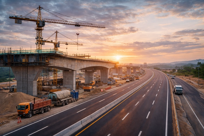 Bridge and Road Infrastructure Construction Project